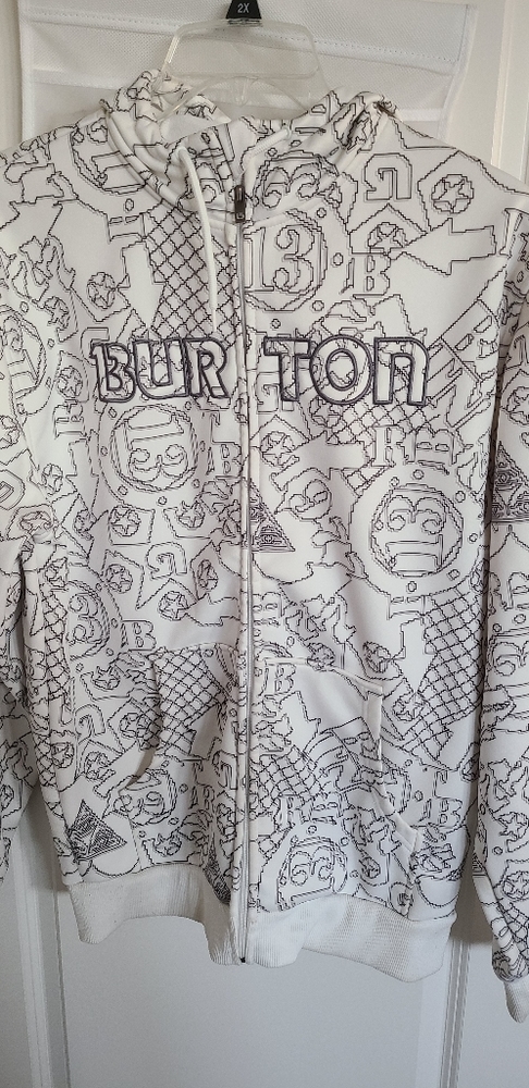 Burton zip up hoodie